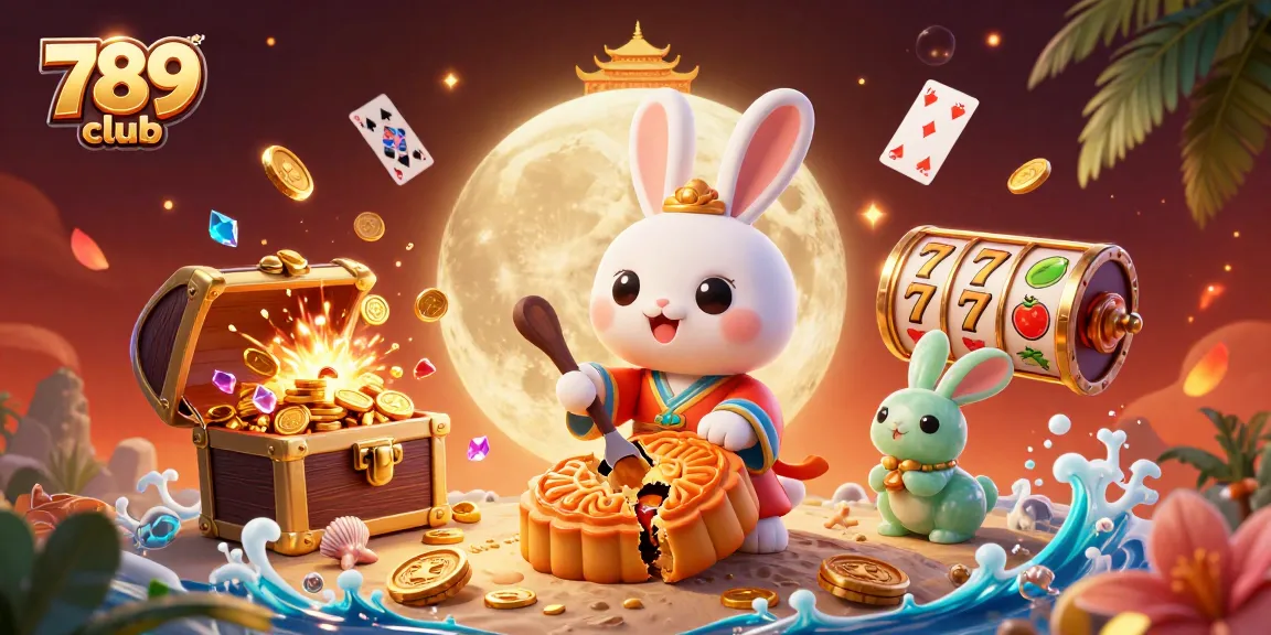 Experience the excitement at 789 club with intricately designed casino elements featuring playful characters.