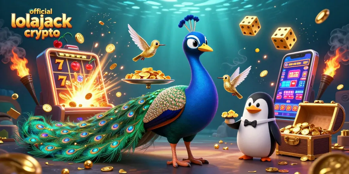 Experience the thrill of winning at official lolajack crypto with vibrant game elements and characters in action.